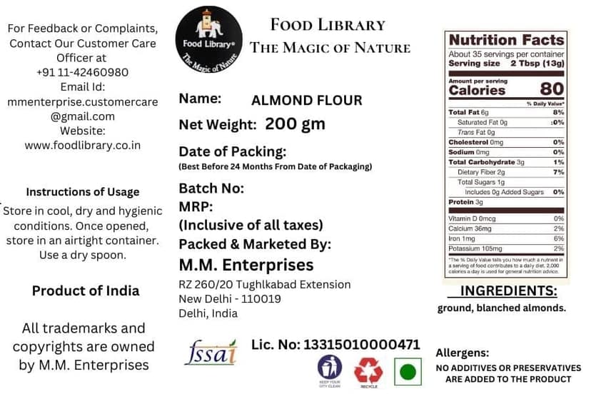 Food Library - Almond Flour view 4