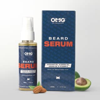 OMG Beard Serum - Upto 2x Smoother Hair, 50 ml