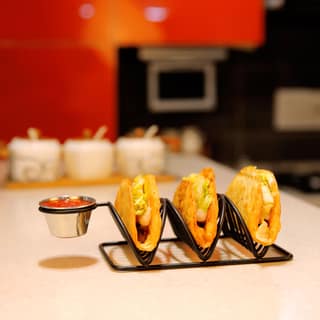 1056_TACOS STAND WITH DIP BOWL