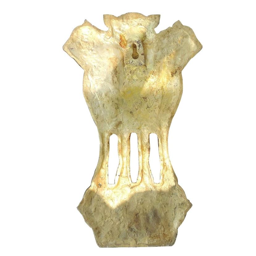 Brass Ashok Stambh Wall Hanging - National Emblem Decorative Showpiece, Height : 14 Inch (BSMAS1722 E) view 3