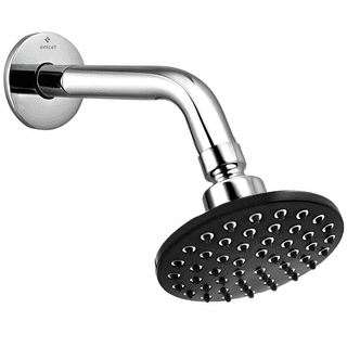 Enicet 5 Inch Shower with Arm and Flange, luxury Chrome Plated, Brass Arm and Flange
