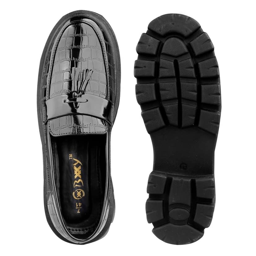 Bxxy's Faux Leather Slip-on Loafers view 9