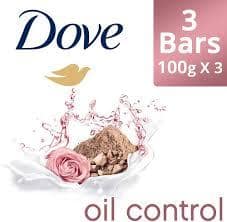 DOVE SOAP OIL CONTROL 3X100G