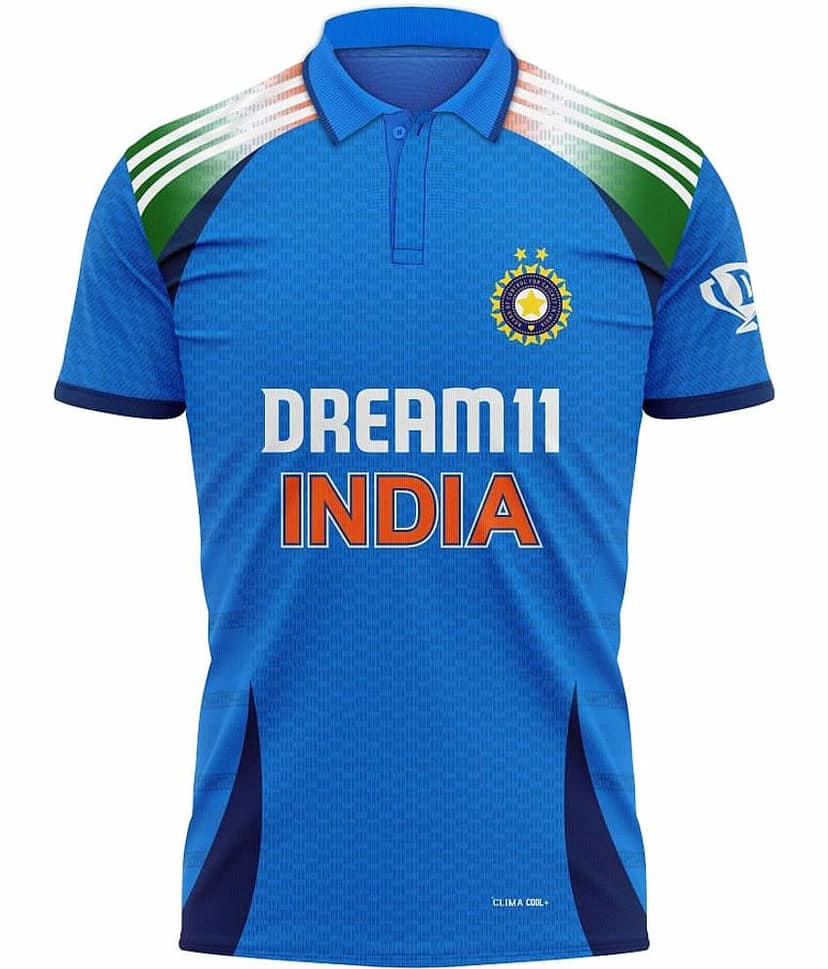 MENTIFIC Blue Polyester Lycra Jersey