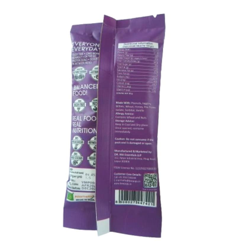 BeePops Millet Protein Bars- Vanilla (30G) view 3