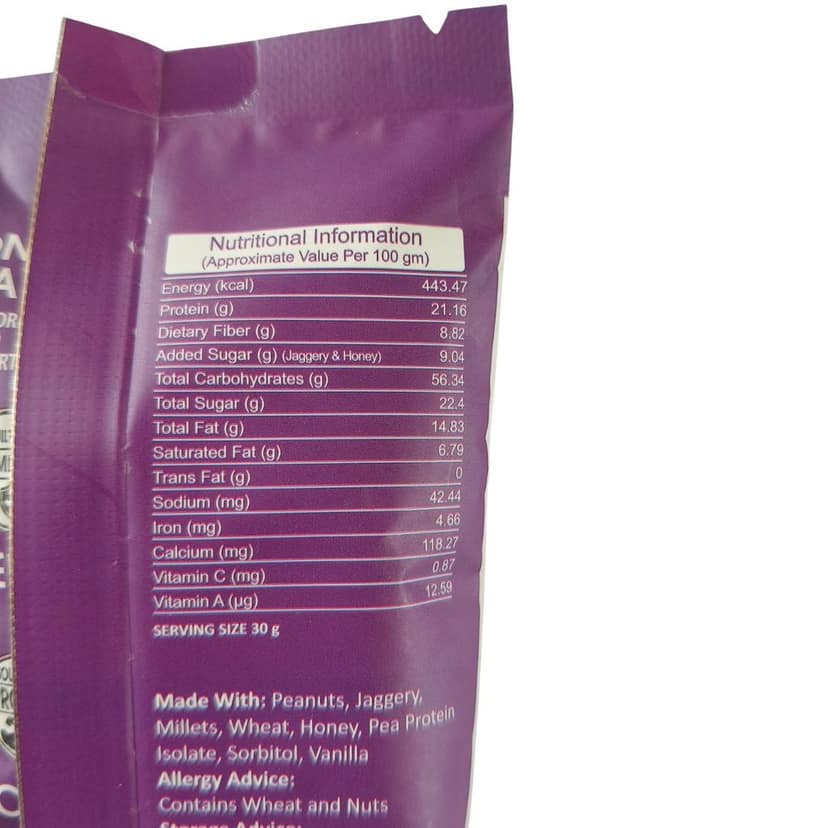 BeePops Millet Protein Bars- Vanilla (30G) view 5