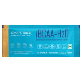 Myfitness BCAA Powder 5000mg | iBCAA H2O | 30 Servings | BCAA Supplement for Men & Women | Pre Workout & Intra Workout Supplement + Amino Acids | 300g