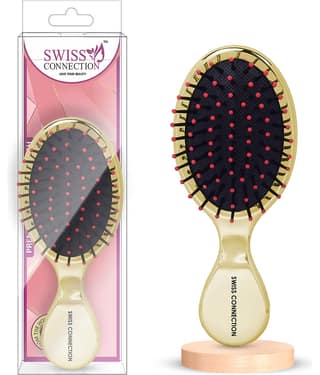 Swiss Connection Round Brush For All Hair Types ( Pack of 1 )