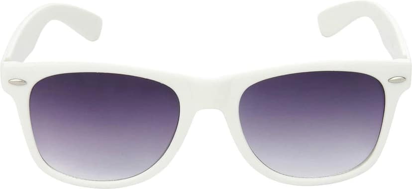 HRINKAR Men Over-sized Sunglasses Black & White Frame, Grey Lens (Medium) - Pack of 2 view 3