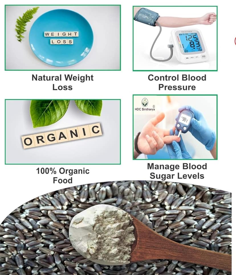 FPO Kisan Naturals Black Wheat Flour - Everyday Food Essentials view 2