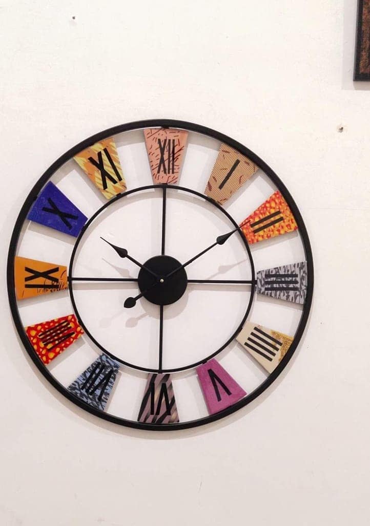LIGHT ANGLE Handmade Metal Wall Clock view 2