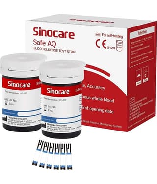 Sinocare Safe Aq 50 Test Strips