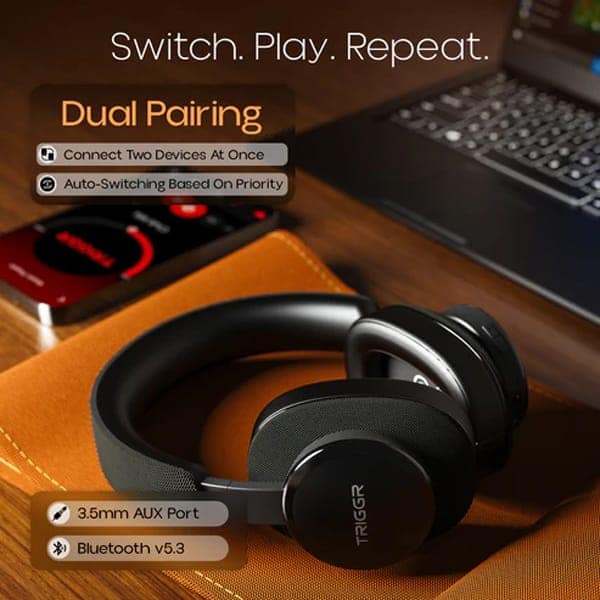 TRIGGR Trinity 3 with Fabric Finish Headphone view 5
