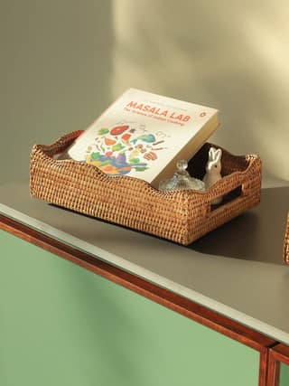 RATTAN LACE TRAY (3 PCS Set)