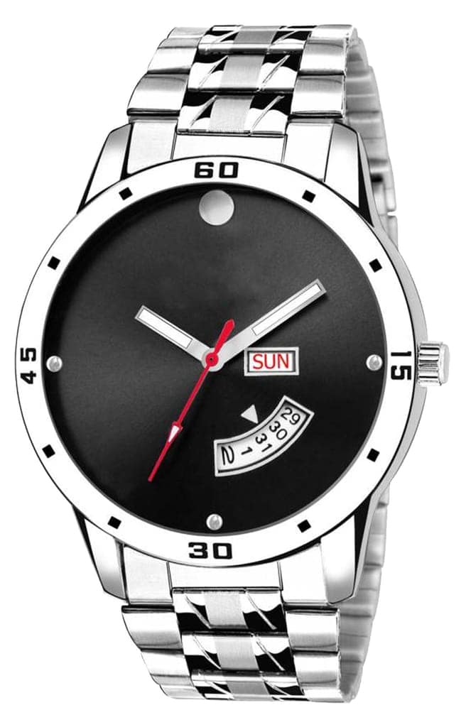 Black Day Date Analog Watch for Men LR104