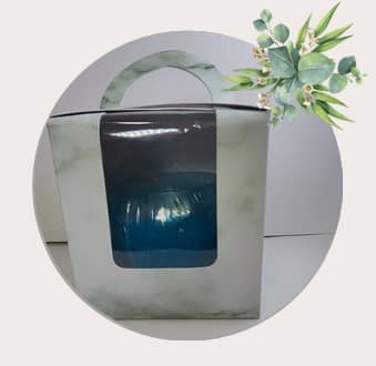 Decorative Lavender Jar Aromatic Candle
