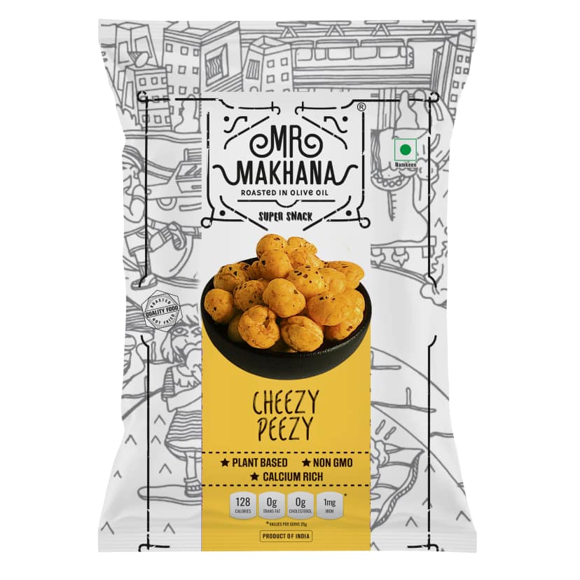 Mr Makhana Cheezy Peezy Roasted Makhana 21 g Healthy Snack