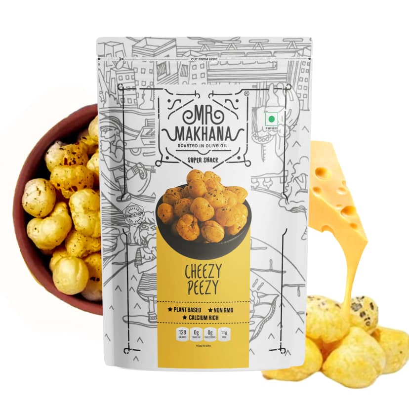 Mr Makhana Cheezy Peezy Roasted Makhana 21 g Healthy Snack view 3
