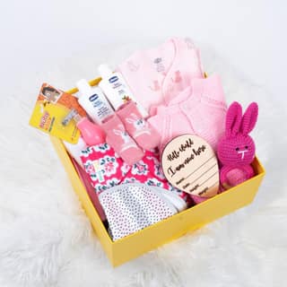 The Baby First Box Newborn Baby Essential Kit - 25 Items | Winter Kit Girls