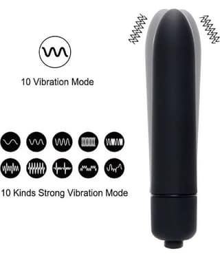 Vibrations 10 VIBRATION BULLET Portable Manual Massager
