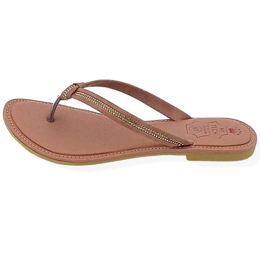 LEGS GO Women's V-Shape Fancy Slipper Flat Sandal| Daily Use Casual Wear Slippers | Trendy Comfortable Soft Slippers view 2