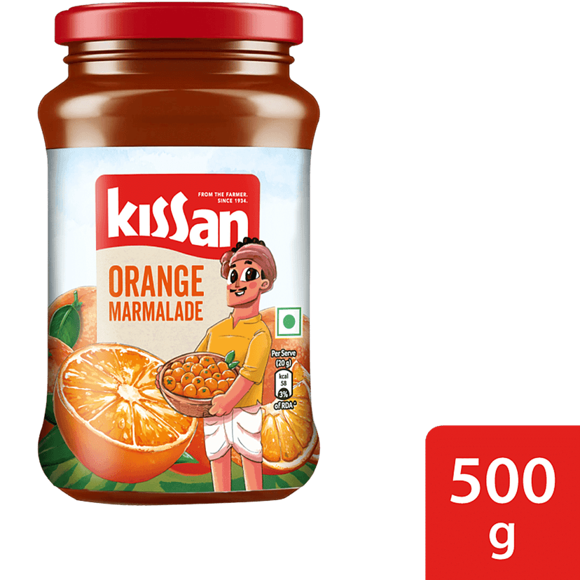 Kissan Orange Marmalade Jam, 500 G