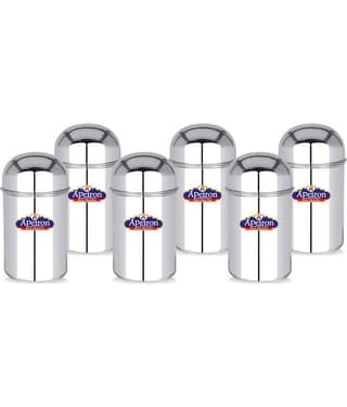 APEIRON Steel Food Container Set of 6 750 mL