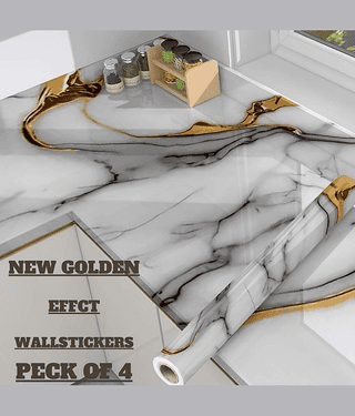 swipe n see Abstract Wallpaper ( 60 x 200 ) cm ( Pack of 4 )