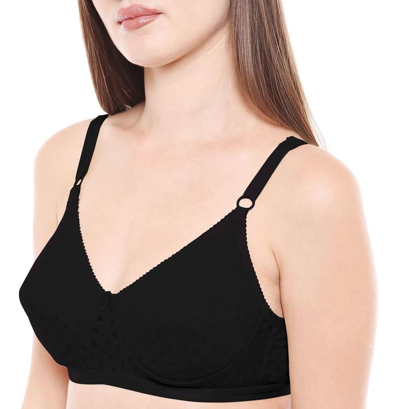 Bodycare Polycotton Padded Non wired Tshirt Bra-Pack of 3 view 5