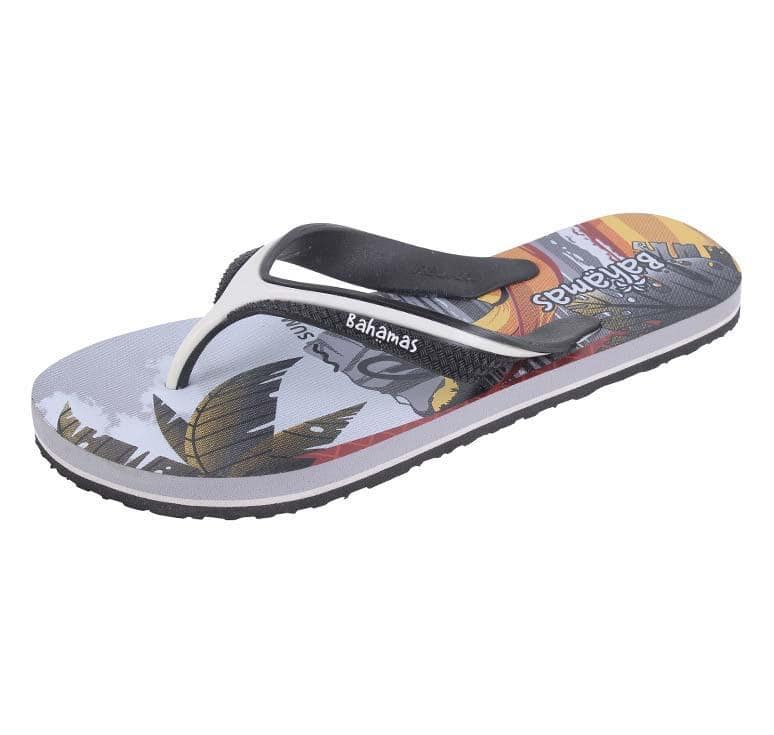 BAHAMAS BH185 Black Light Grey L No 7 Ladies Hawai
