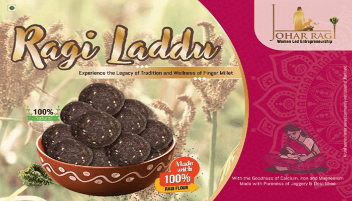 Johar Ragi Laddu: Traditional Indian Sweet Made with Finger Millet view 4