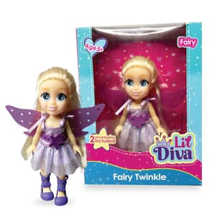 Li'l Diva Fairy-Twinkle, 6 Inch Doll