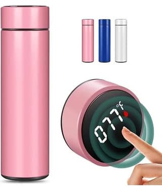Bluedeal Pink Water Bottle 500 mL ( Set of 1 )