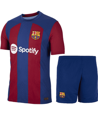 BARCELONA HOME JERSEY & SHORTS SET 2023/24 UNISEX