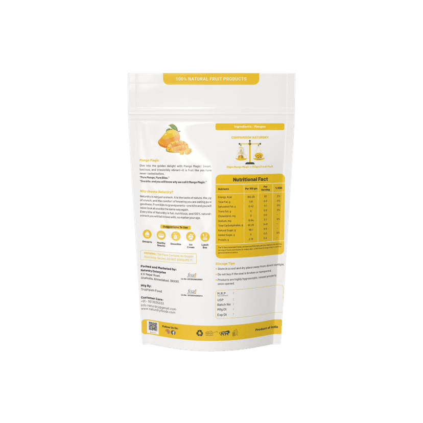 NaturDry Freeze Dried Mango Magic - Golden Bites Of Sunshine (2-Pack) view 2