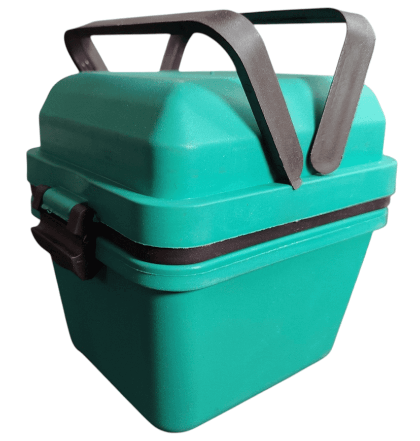Bento Lunch Box with Handle, 3 Containers Food Grade Plastic Material