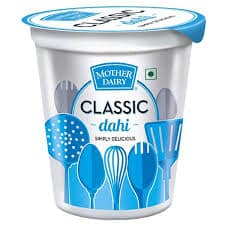MOTHER DAIRY DAHI 400GM DABI