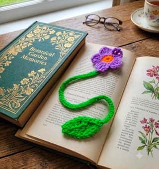 CROSHIA HUT Handmade Crochet Bookmark