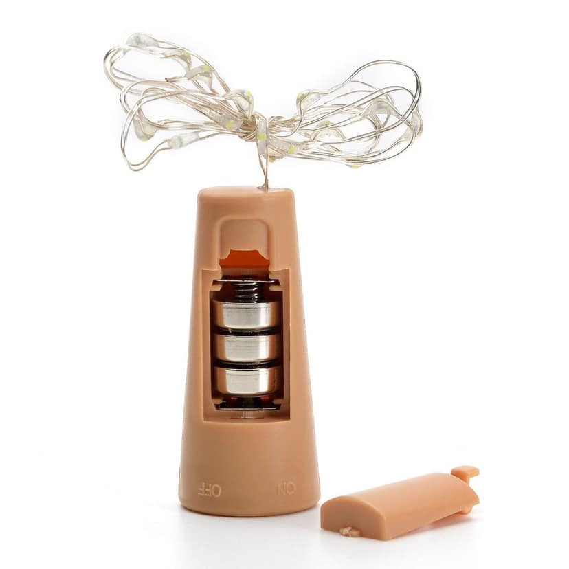 Wine Bottle Cork Copper Wire String Light (Mini Copper Wire Decorative Fairy Lights) - Multicolour view 5