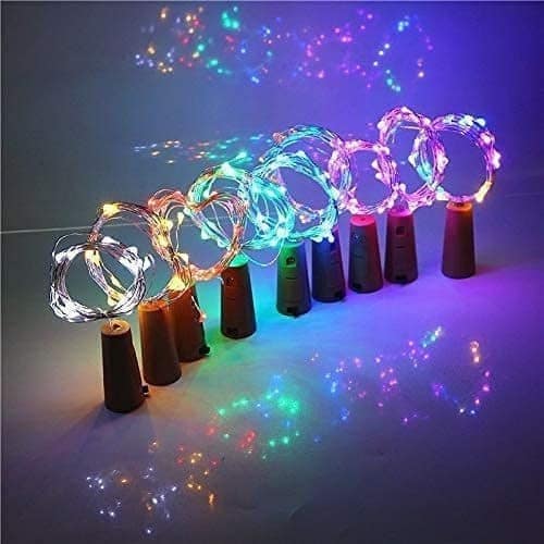 Wine Bottle Cork Copper Wire String Light (Mini Copper Wire Decorative Fairy Lights) - Multicolour view 9