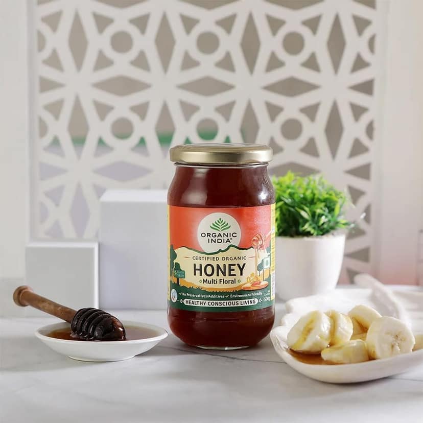 Organic India Himalayan Multi Floral Honey, 500g, 100% Pure, Natural & Organic Honey view 3