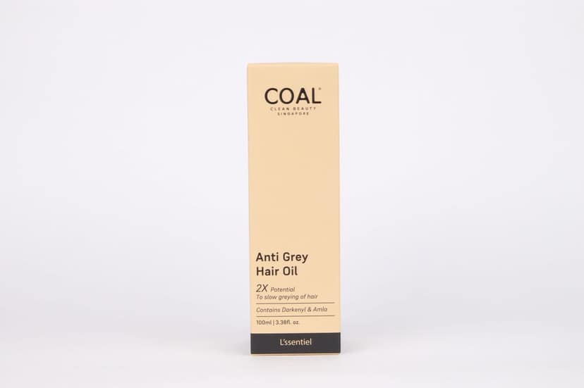 COAL Clean Beauty Anti-Grey Hair Oil with Darkenyl & Amla | 2X Potential To Slow Premature Hair Greying Naturally | Men & Women | All Hair Types | 100ml view 2