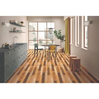 Orientbell Floor Tiles DGVT Strips Oak Wood Multi 2 PCS