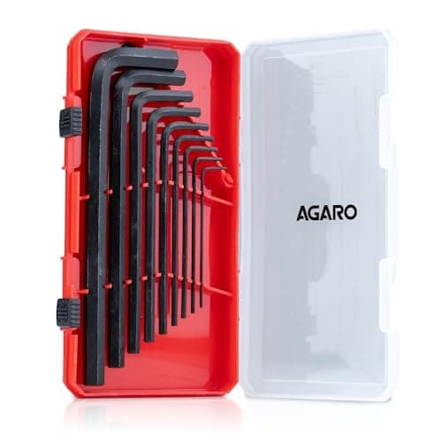 AGARO 9pcs Hex Allen Key Set, Heat treated, Ideal for Repair & Maintenance for Home & DIY Use. view 2