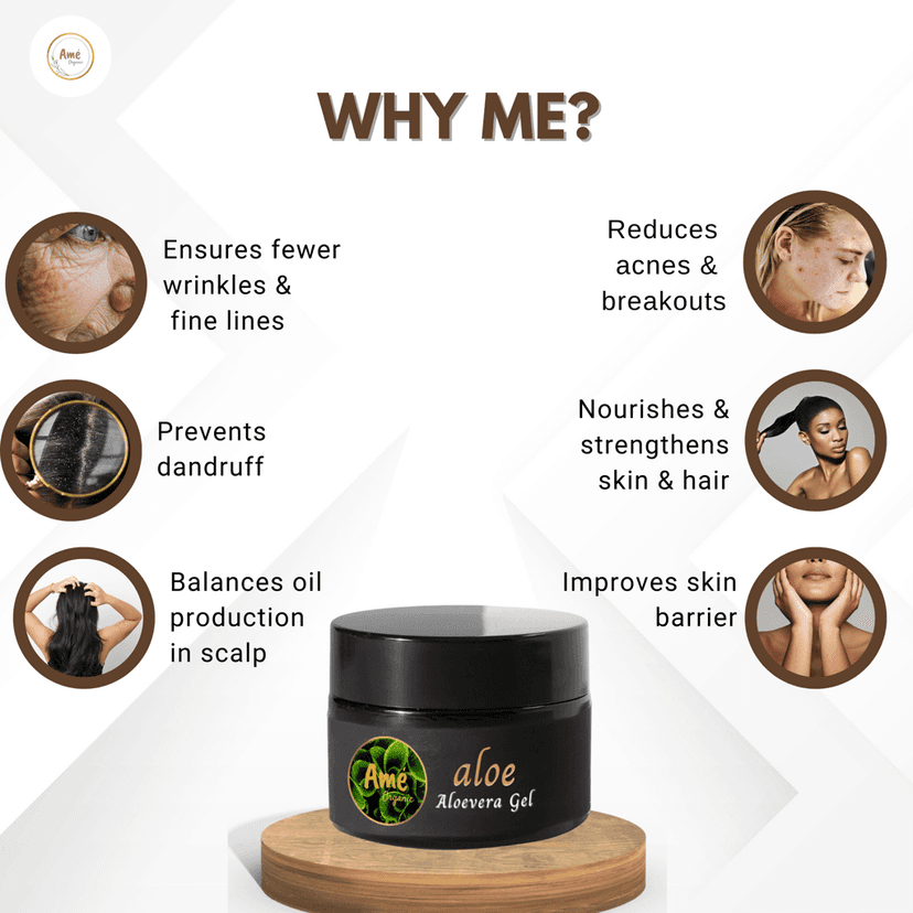 Ame Organic™ | ALOE | Aloevera Gel | 50gm view 2