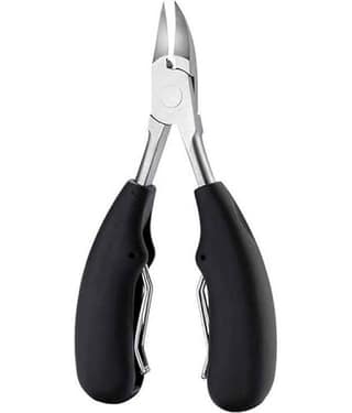 Nail Cutter for Men & Women,Podiatrist Toenail Cuticle Cutter,Professional Thick & Ingrown Toe Nail Clippers, (Black)