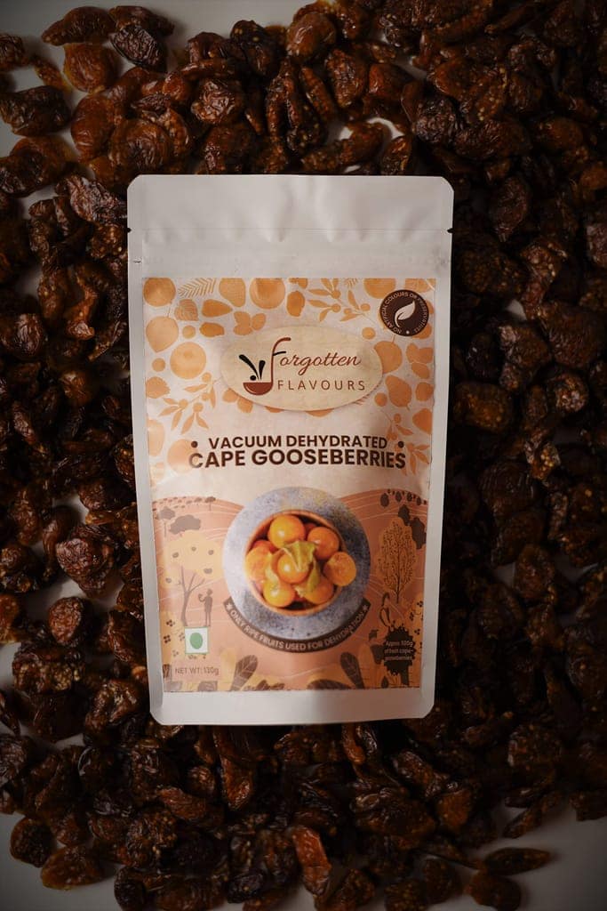 Forgotten Flavours Dehydrated Cape Gooseberry Candy | Rasbhari | Dried Fruit | Vaccum Dehydrated | No Artificial Preservatives or Color | No Added Sulphur view 3