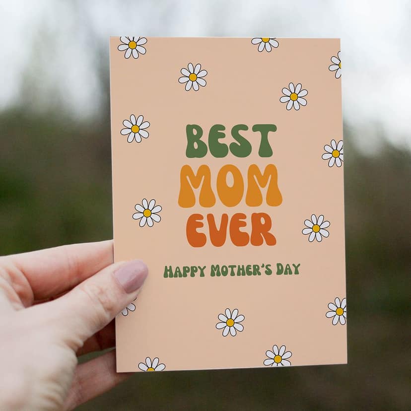 Rack Jack Mother's Day Funny Greeting Card with Envelope - Daisy view 2