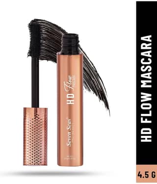 Seven Seas Intense Black Water & Smudge Proof HD Flow Mascara (Black,4.5g)