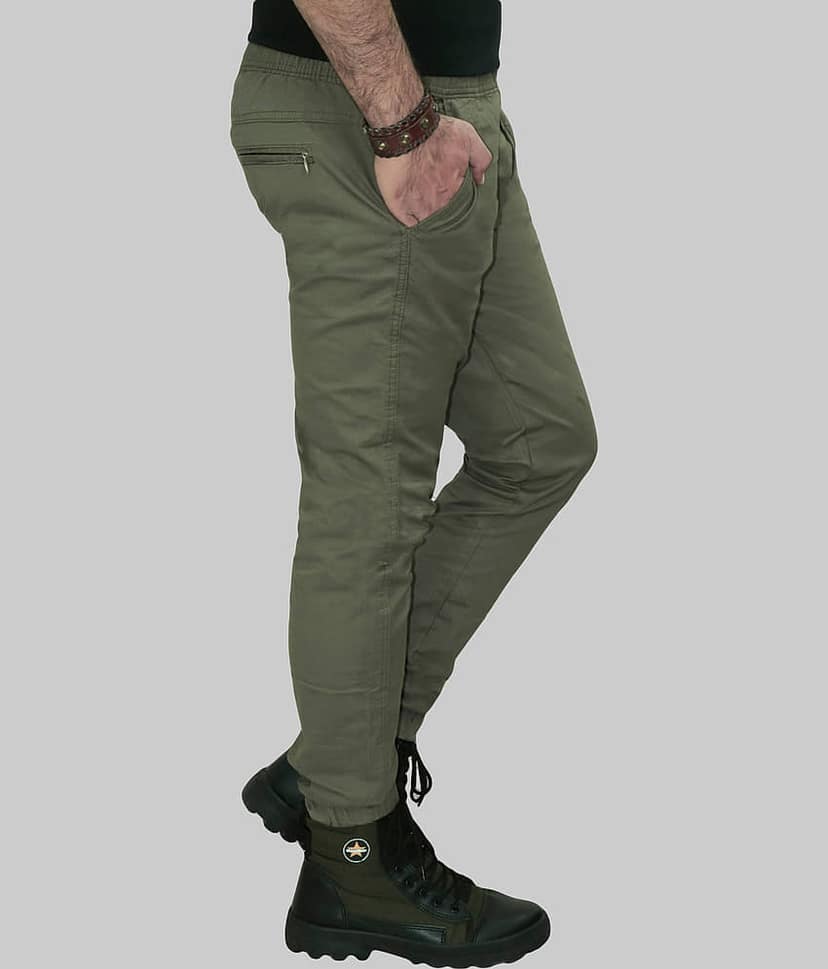 WARBURG Regular Flat Men's Joggers - Dark Green ( Pack of 1 ) view 2